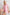Pink Heart Piping Detailed Viscose Woven Pajama Set