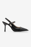 Women's Stiletto Trocki Heeled Shoes Zekra - Black