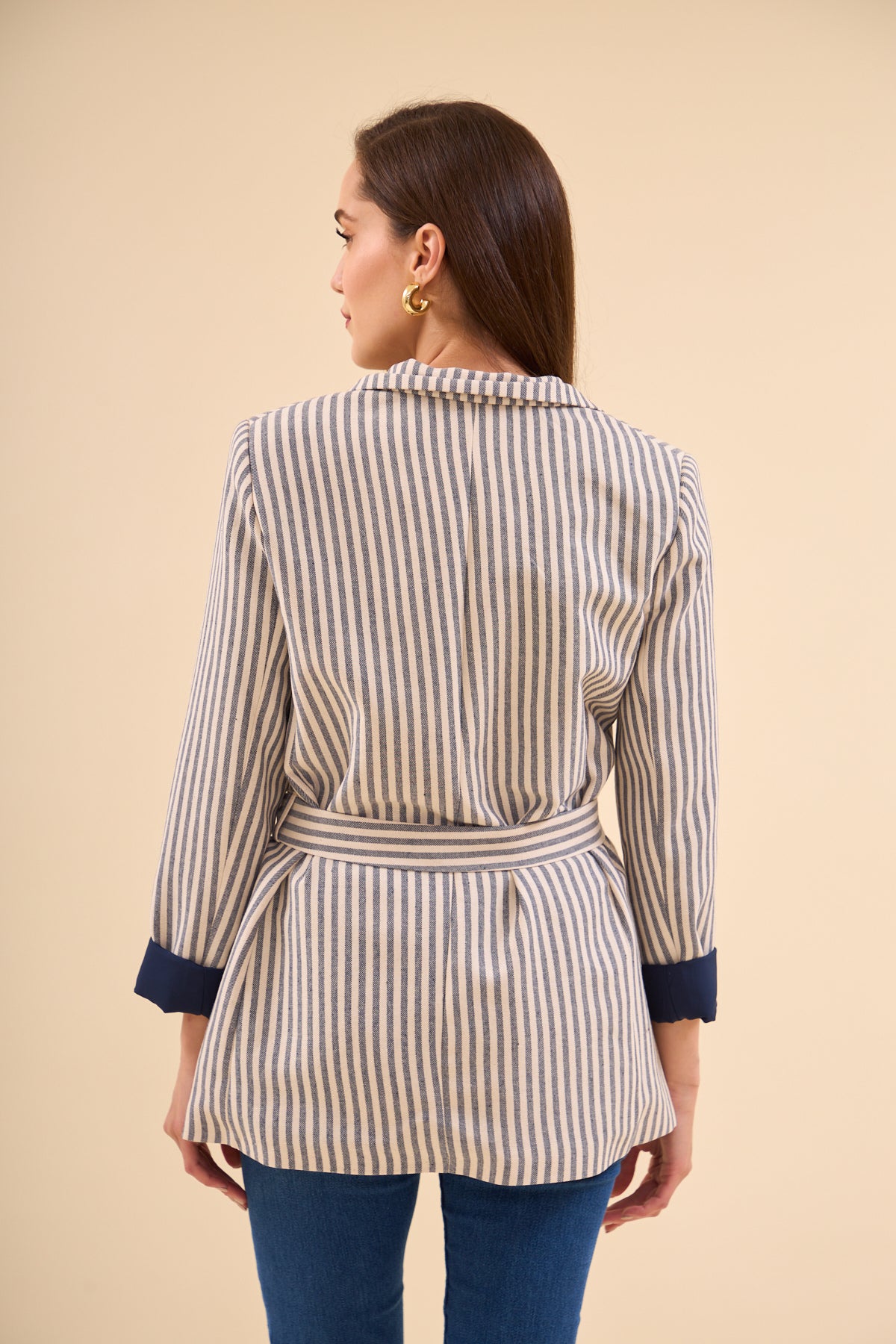 Striped Linen Jacket