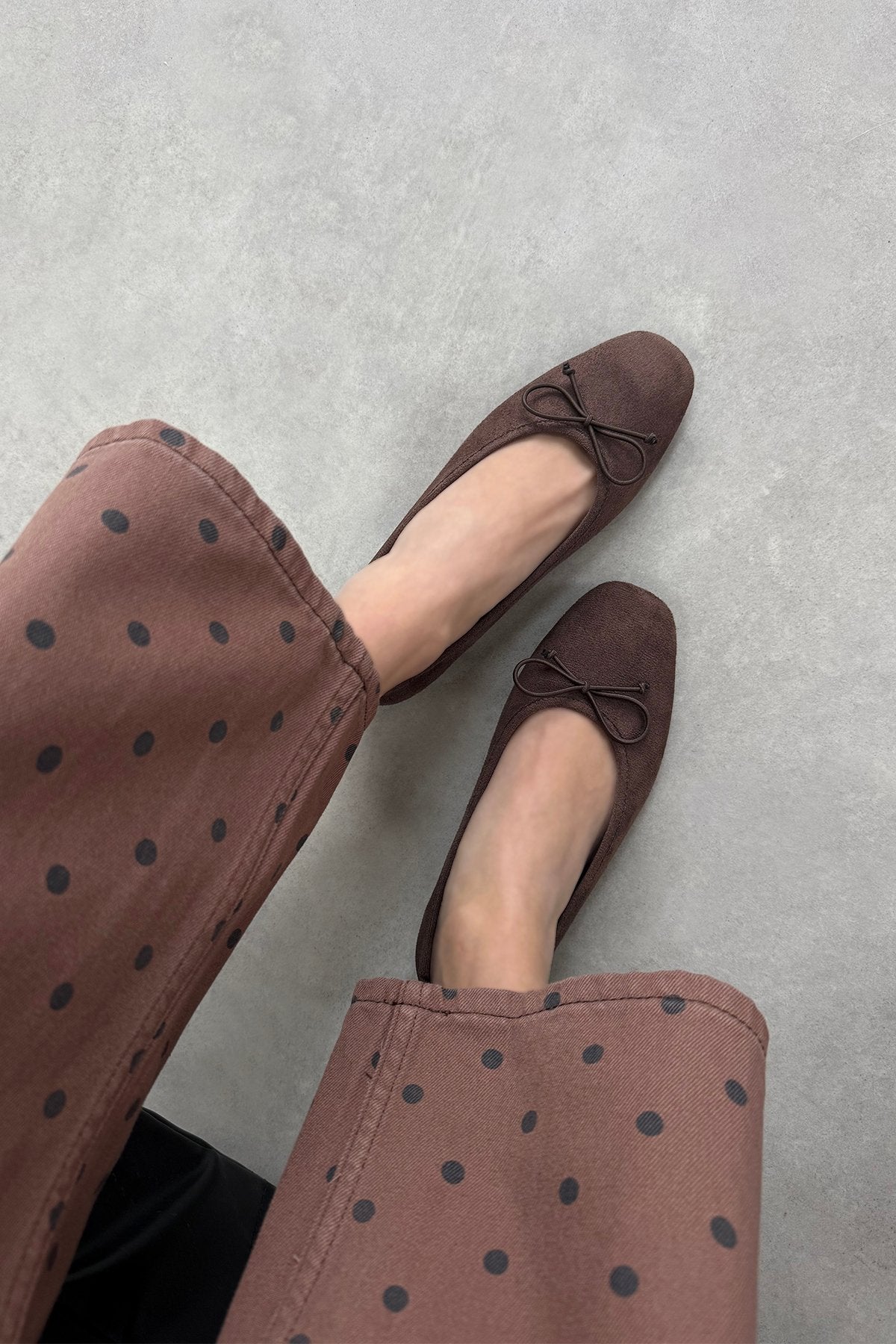 GALO BROWN SUEDE BOW DETAIL WOMEN’S BALLET FLATS | Ballet Flats | FOOTWEAR | Lebbse GALO BROWN SUEDE BOW DETAIL WOMEN’S BALLET FLATS | Ballet Flats | FOOTWEAR | Lebbse