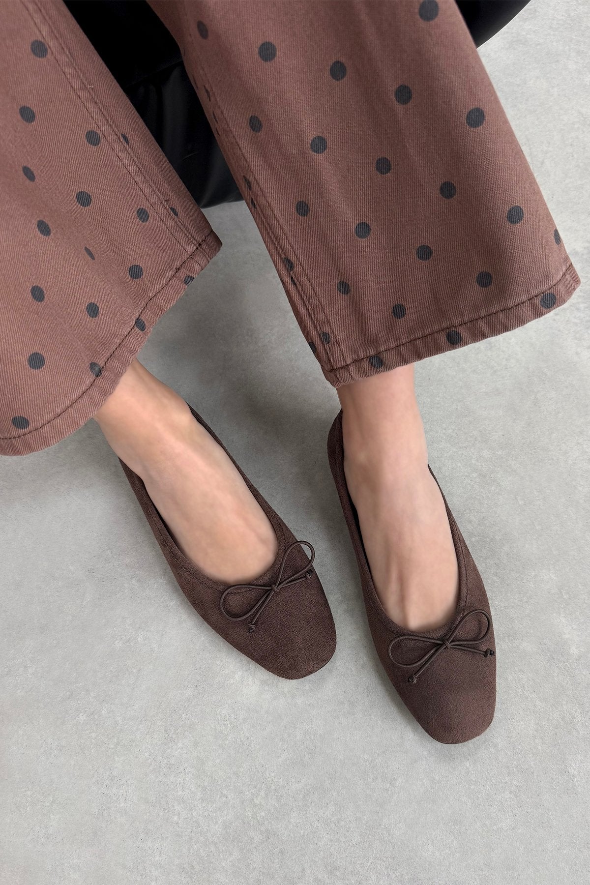 GALO BROWN SUEDE BOW DETAIL WOMEN’S BALLET FLATS | Ballet Flats | FOOTWEAR | Lebbse GALO BROWN SUEDE BOW DETAIL WOMEN’S BALLET FLATS | Ballet Flats | FOOTWEAR | Lebbse