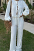 White Marlo Linen Suit