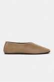 BINNEY Rome Beige Suede Leather Women’s Ballerina Flats