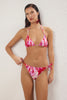 Abstract Patterned 3-Piece Set Bikini Set& Pareo