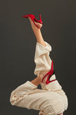 Monica Red Patent Leather Stiletto - PRE ORDER