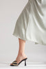 Aksum Knit Detail  Black Gold Slippers