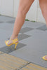 Guaraci Yellow Matte Heel Shoes - PRE ORDER