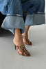 Trey Capsule Detailed  Tan Matte Slippers - PRE ORDER