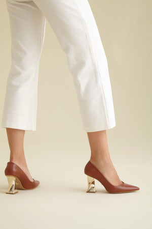 Empire  Tan Matte Stiletto
