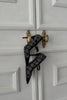 Bold Pearl Buckle Detail  Black White Patterned Stiletto -pre order
