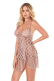 Mink Short Tulle Nightgown 4150