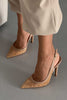 Echo Straw Beige Stiletto - PRE ORDER