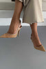 Echo Straw Beige Stiletto - PRE ORDER