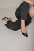 Liva V Detail  Black Patent Leather Stiletto - pre order