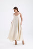 Strap Dress Beige