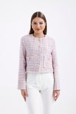 Button Detailed Jacket Lilac