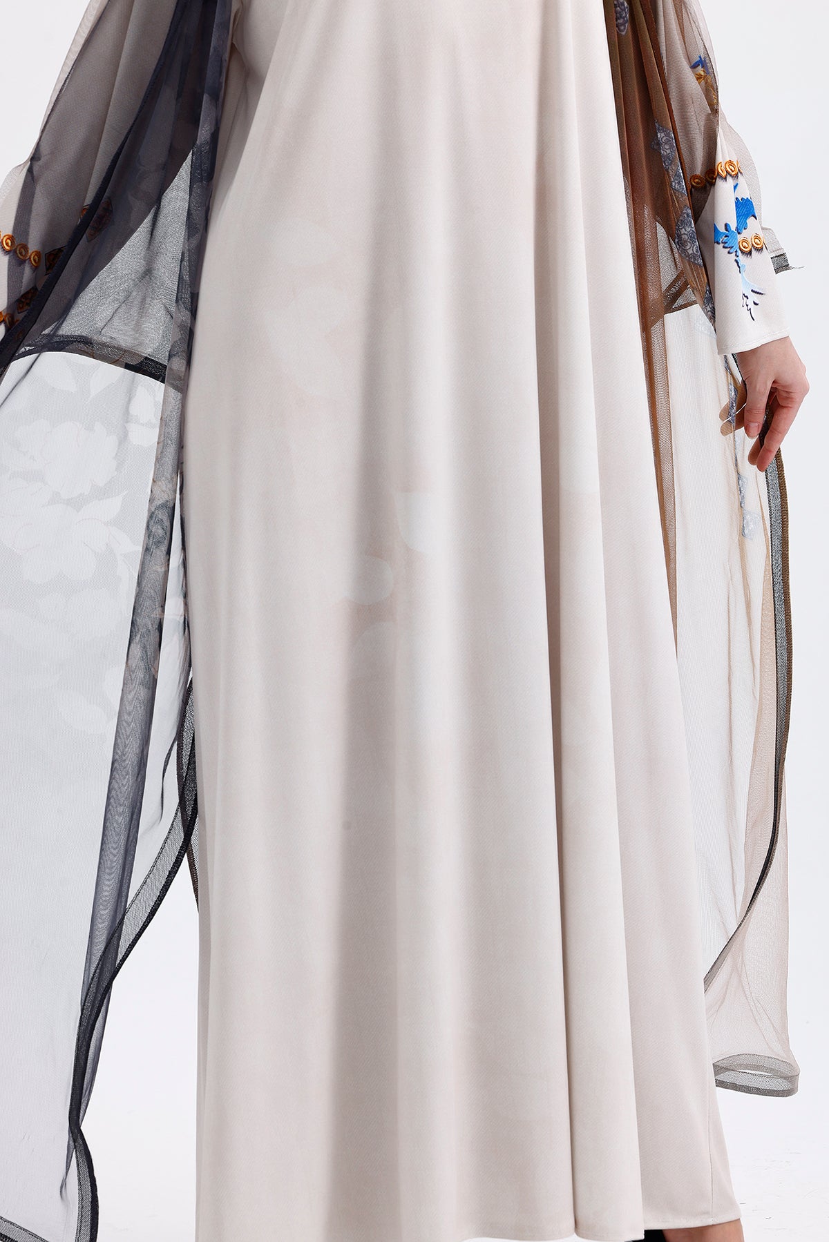 Long Tulle Kimono