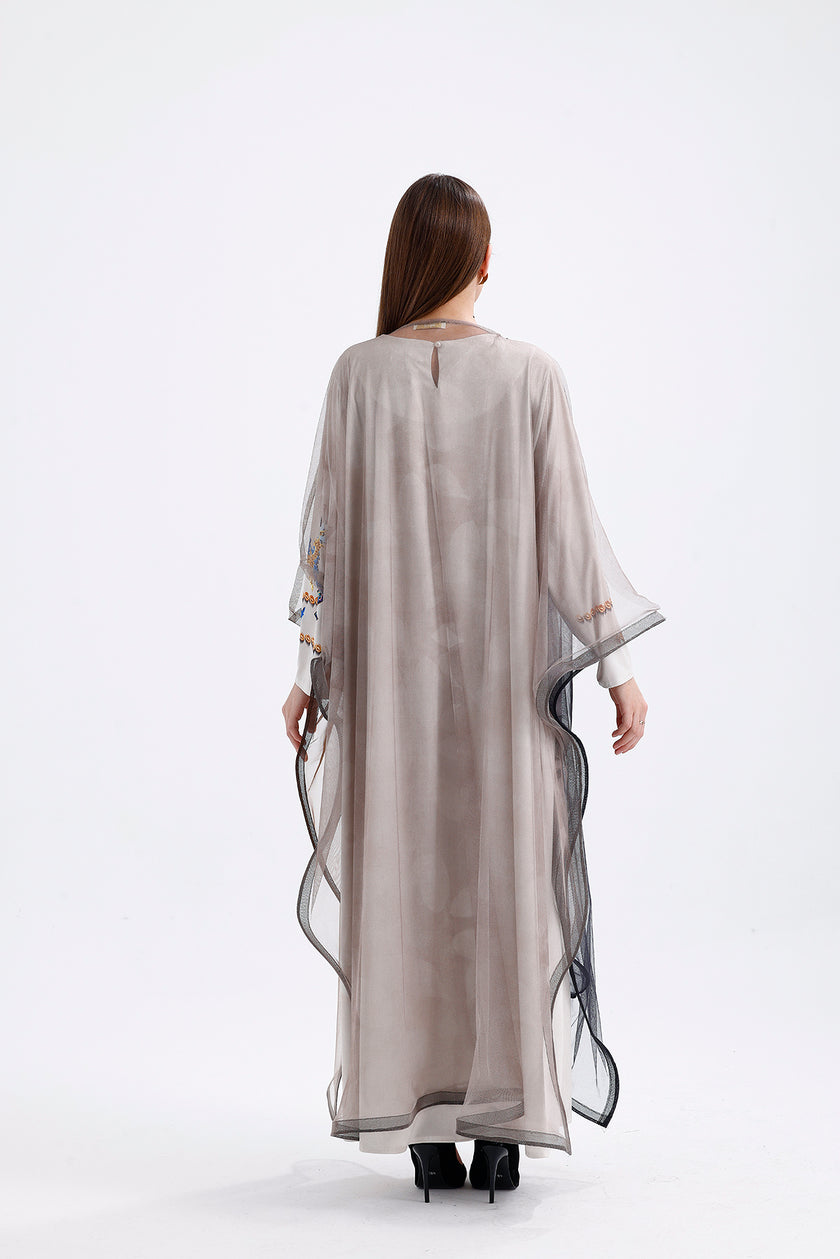 Long Tulle Kimono