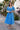 Midi Balloon Sleeve Dress - BLUE