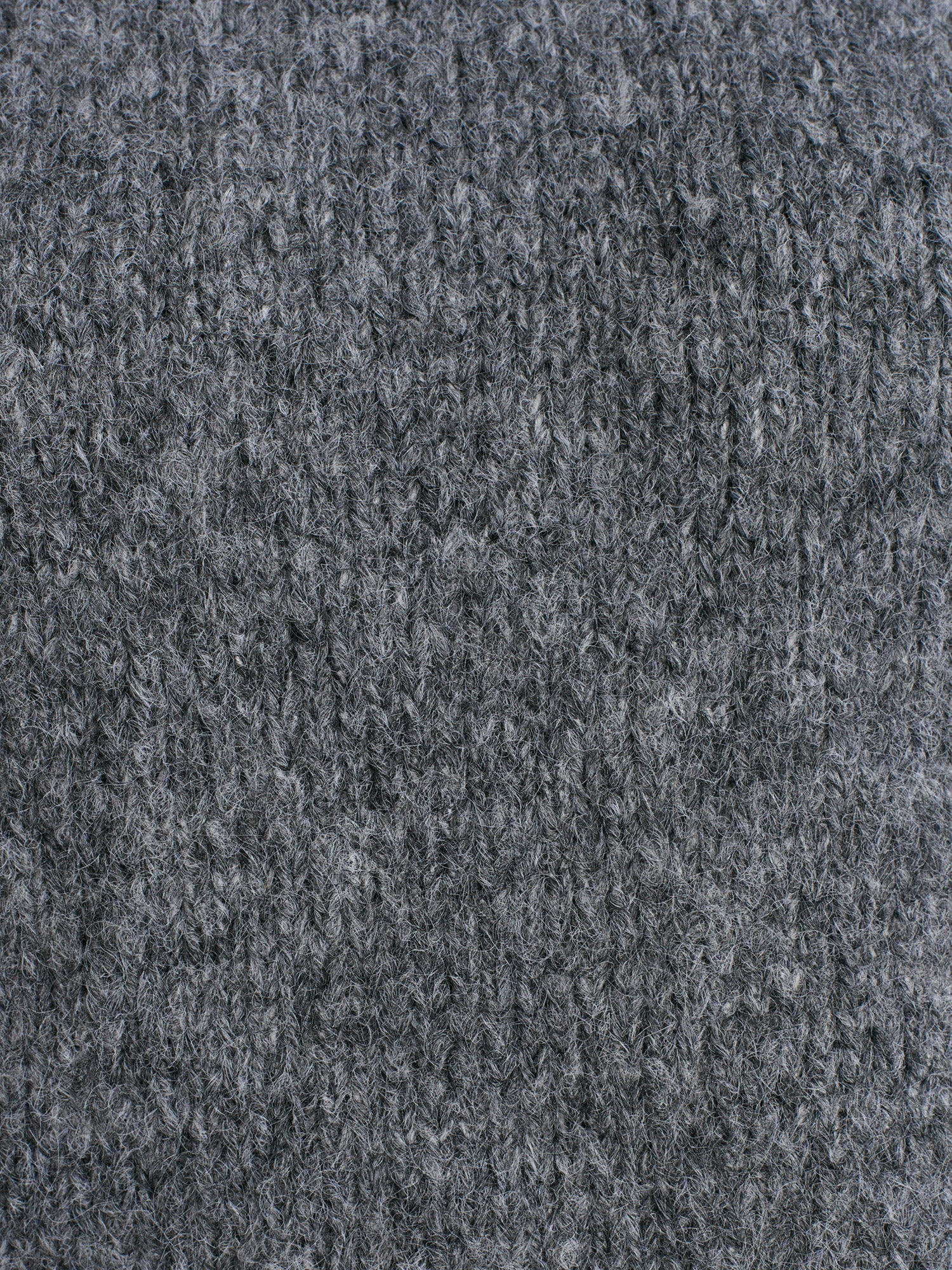 Crew Neck Stitch Detailed Knitwear Sweater-Fume