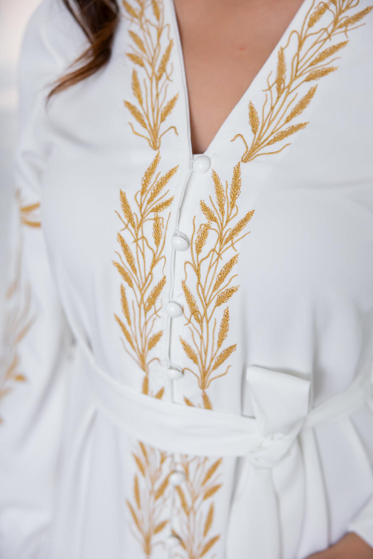 Embroidered Maxi Dress