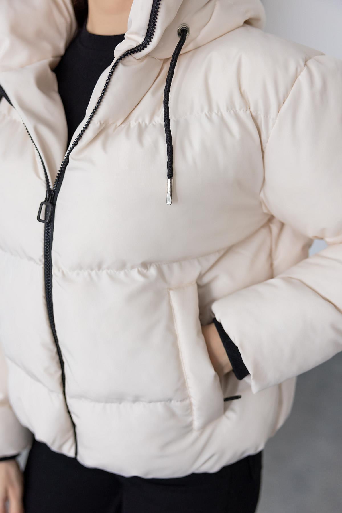 Zippered Puffer Jacket