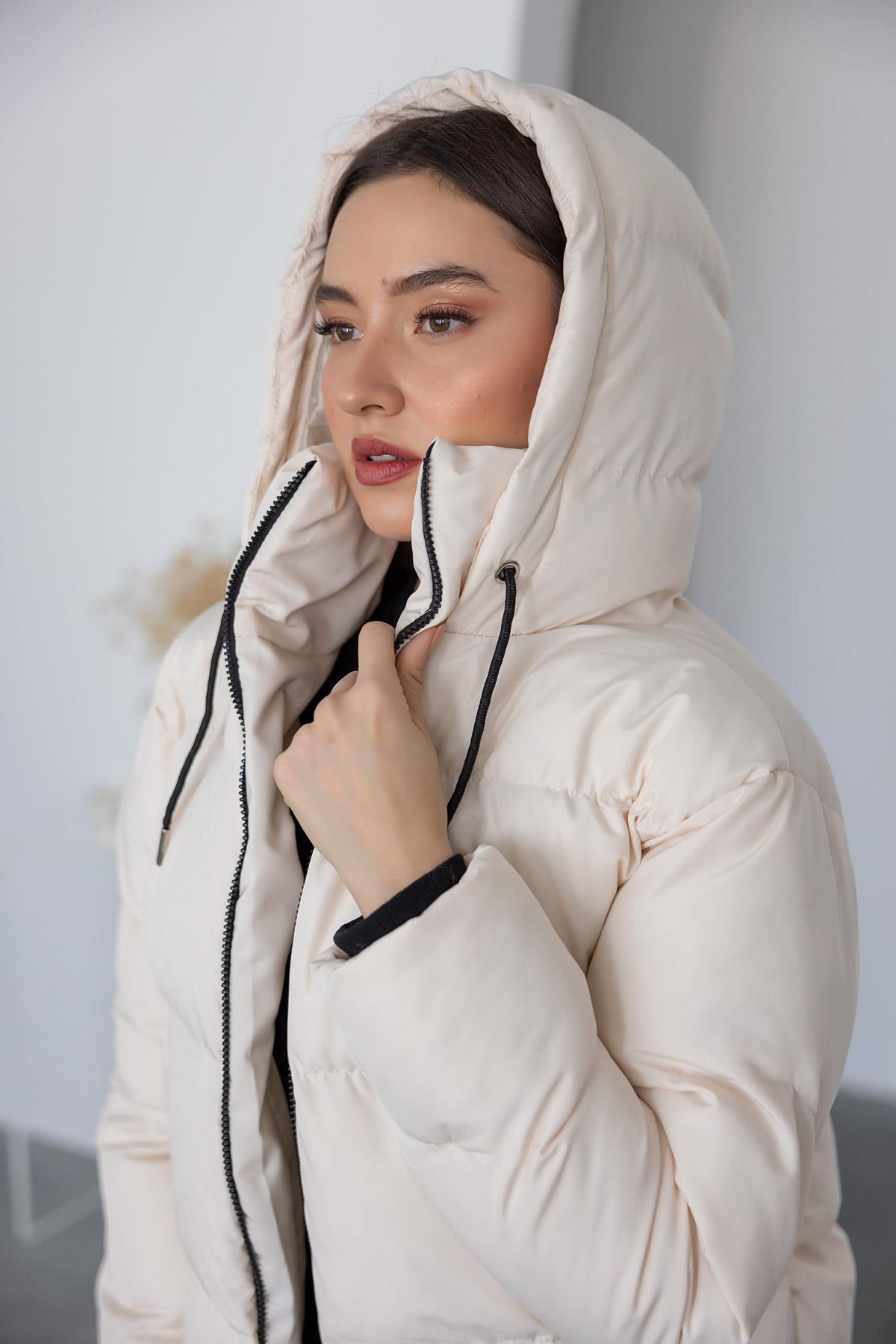 Zippered Puffer Jacket