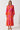 Orange Belted Oversize Summer Viscose Dress