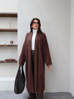 Shawl Collar Long Cardigan