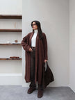 Shawl Collar Long Cardigan