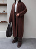 Shawl Collar Long Cardigan