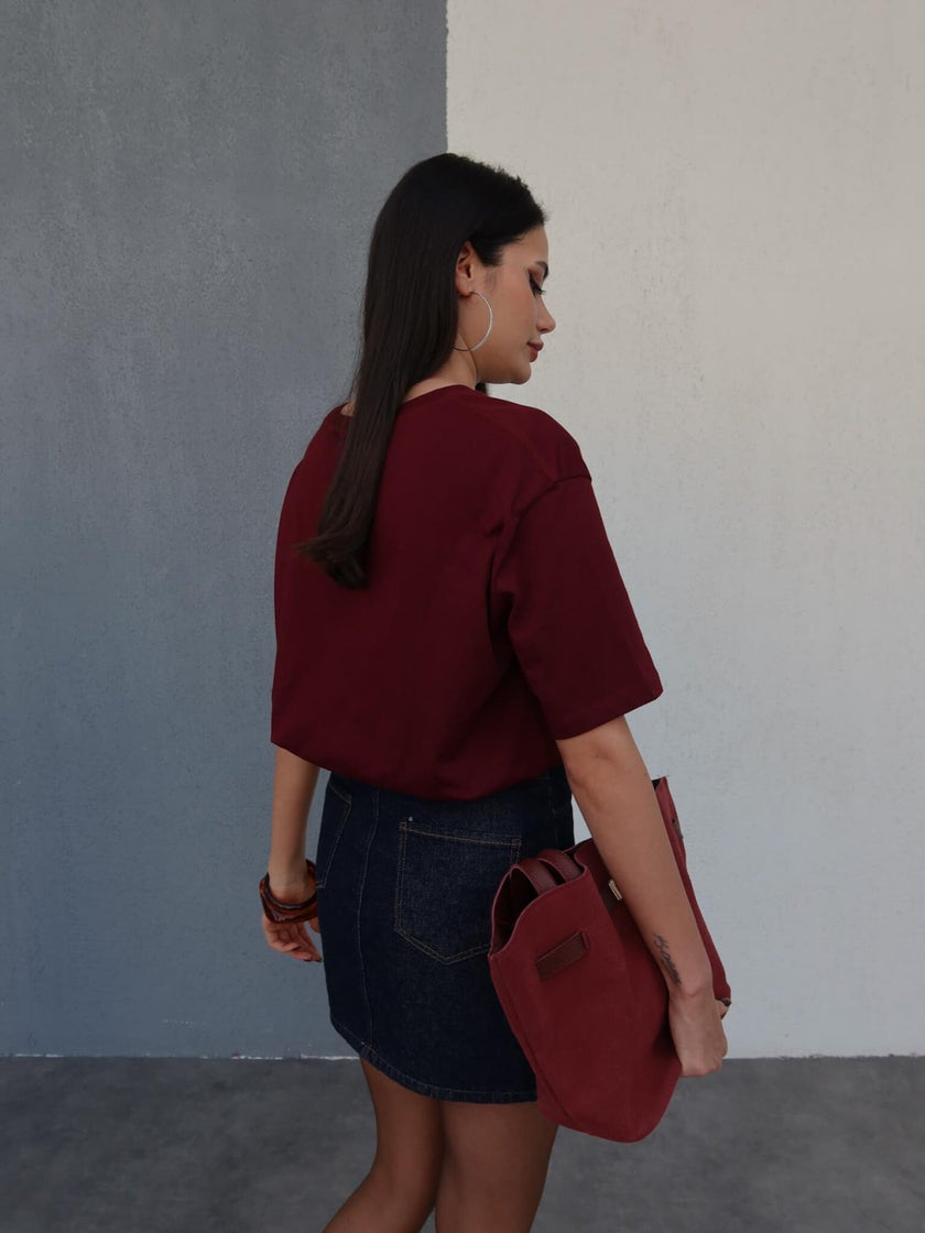 Teddy Bear Embroidered T-Shirt