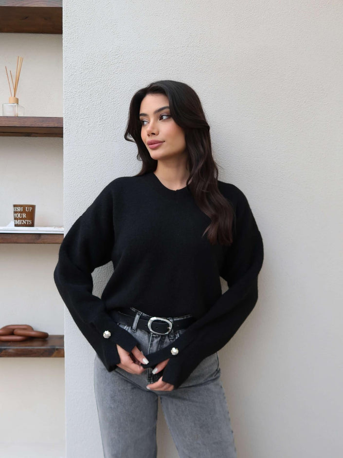 V-Neck Sleeveless Soft Sweater