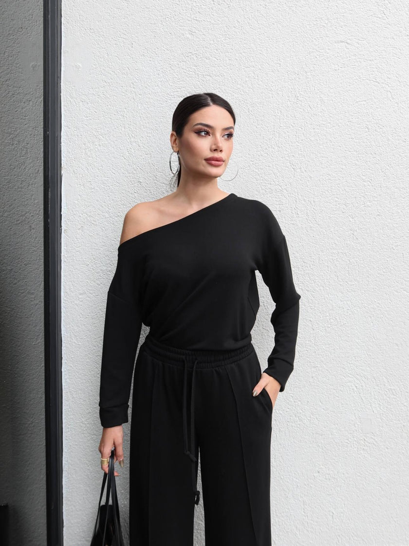 Modal Boat Neck Tracksuit