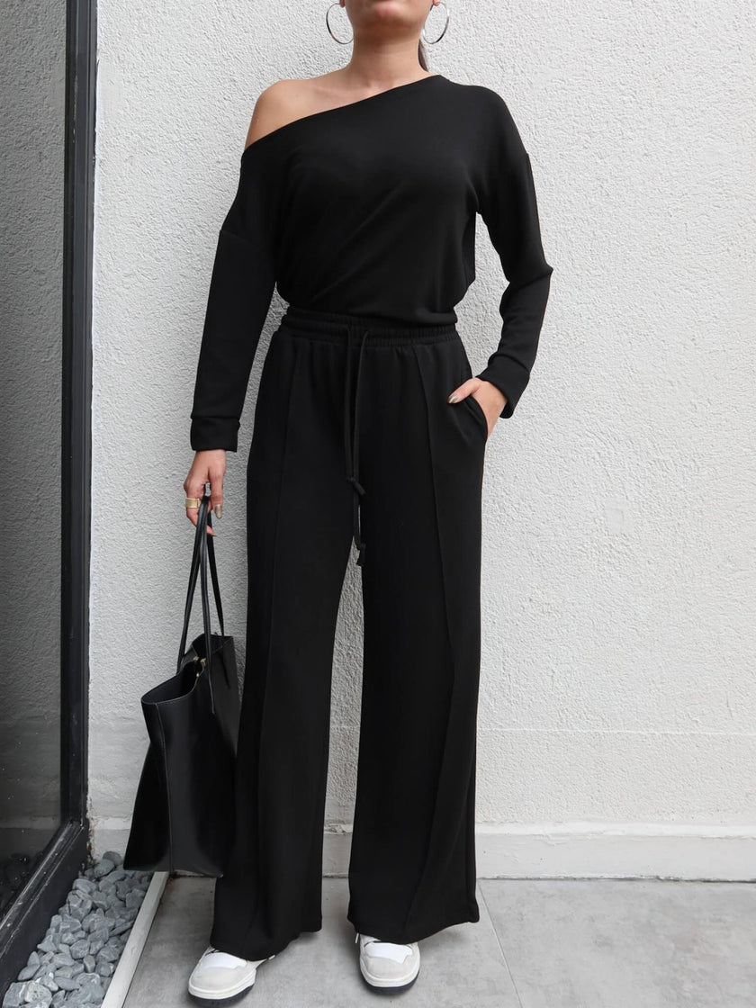 Modal Boat Neck Tracksuit