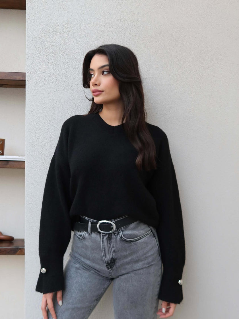 V-Neck Sleeveless Soft Sweater