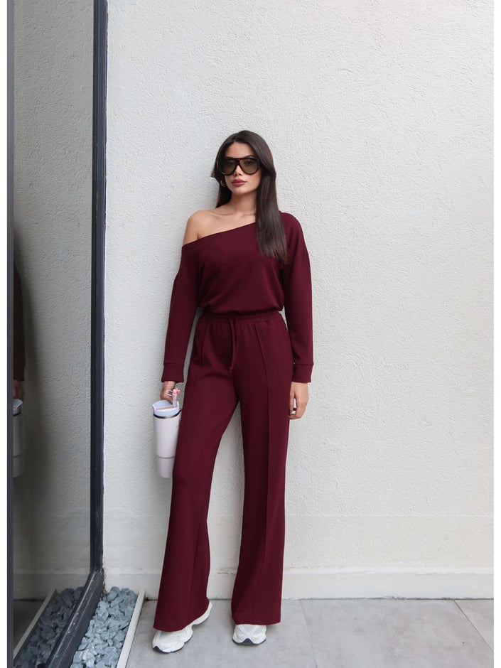 Modal Boat Neck Tracksuit