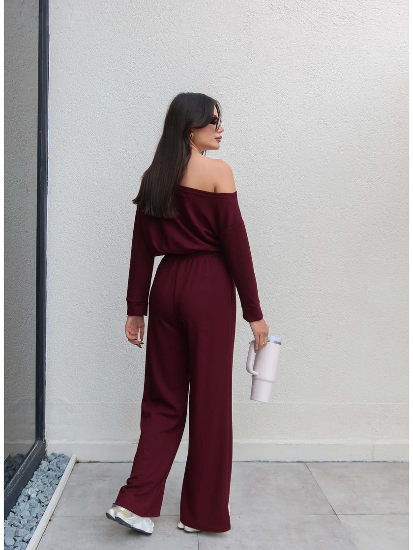 Modal Boat Neck Tracksuit