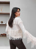 Fringed Casual Knit Sweater