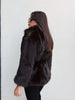 Belted Imported Fur Coat