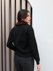 Fur Collar Knit Cardigan