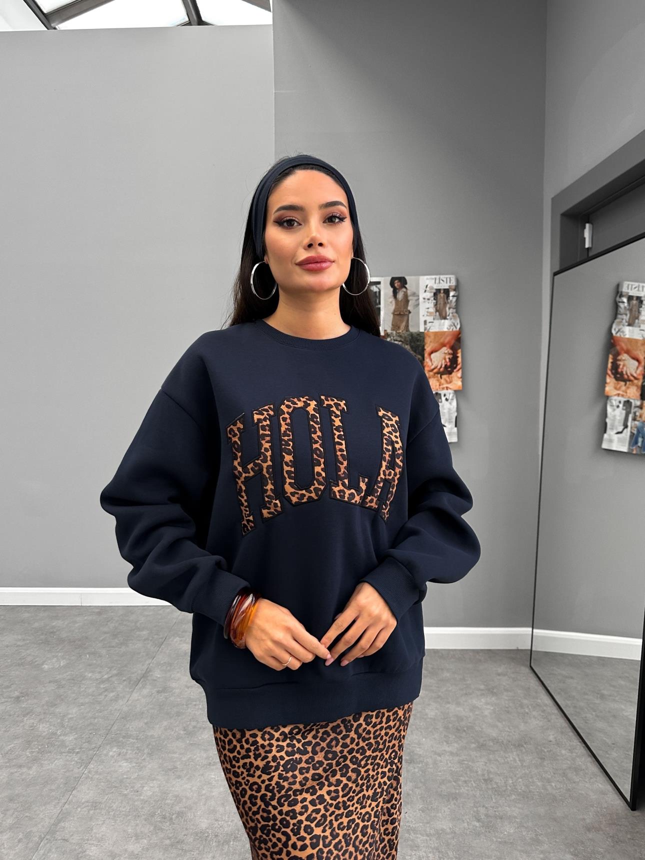 Three Thread Raised Hola Sweatshirt