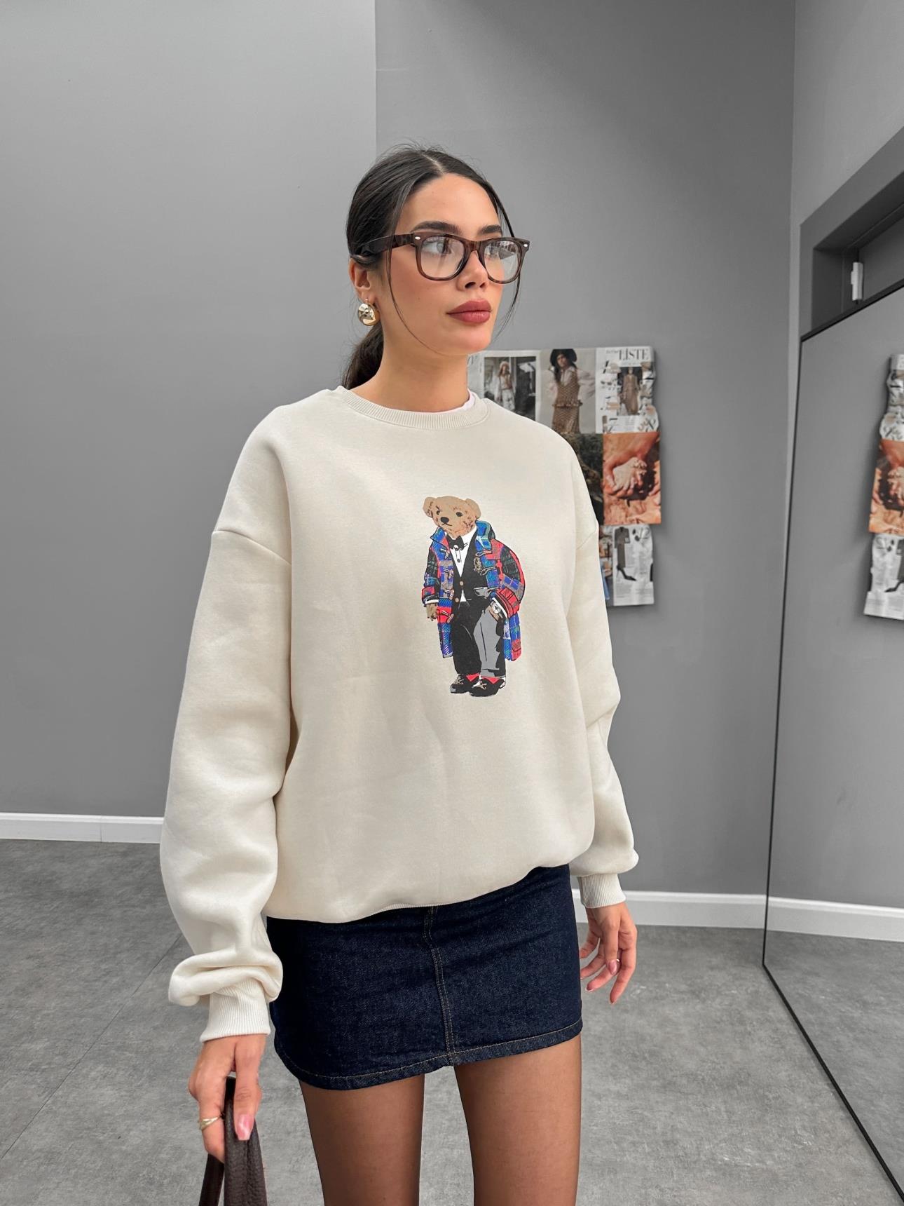 Teddy Bear Printed Sweat