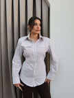 Padded Pocket Striped Shirt Stock Code