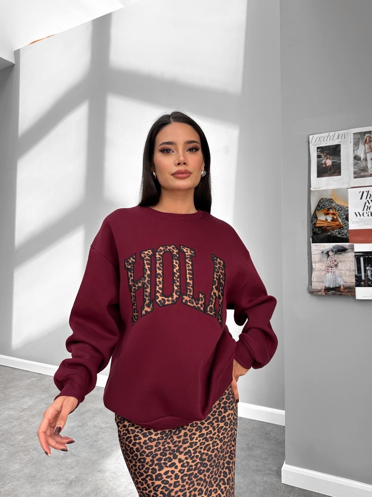 Three Thread Raised Hola Sweatshirt