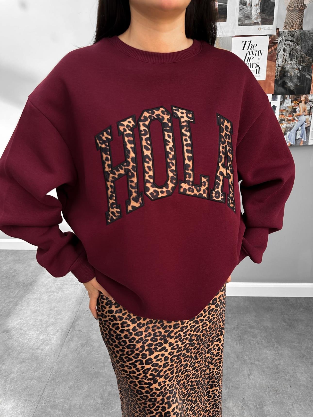 Three Thread Raised Hola Sweatshirt