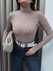 Ribbed Turtleneck Sweater
