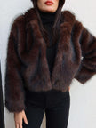 Fur Snap Hood