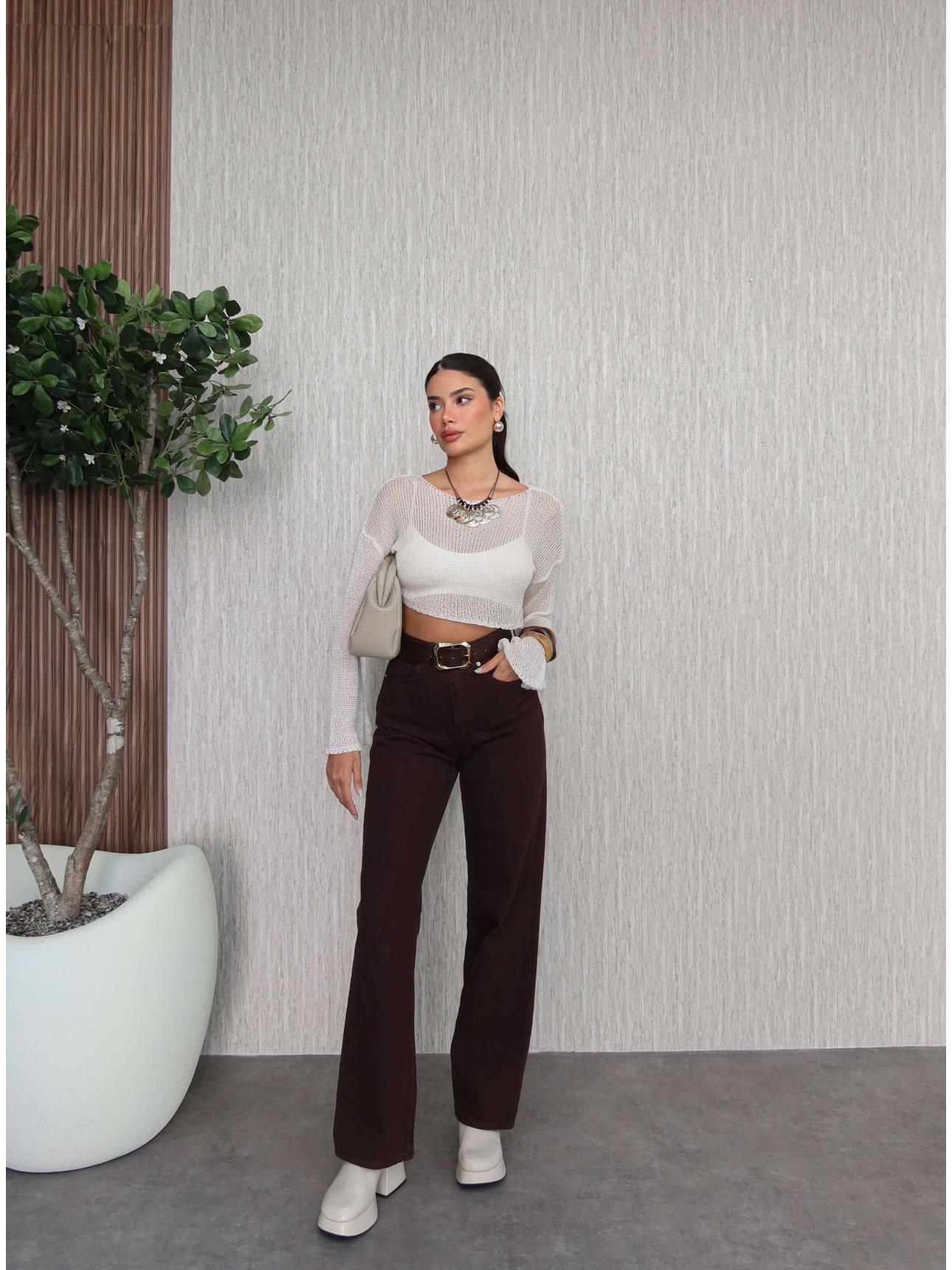 Bitter Brown Straight Original Jeans