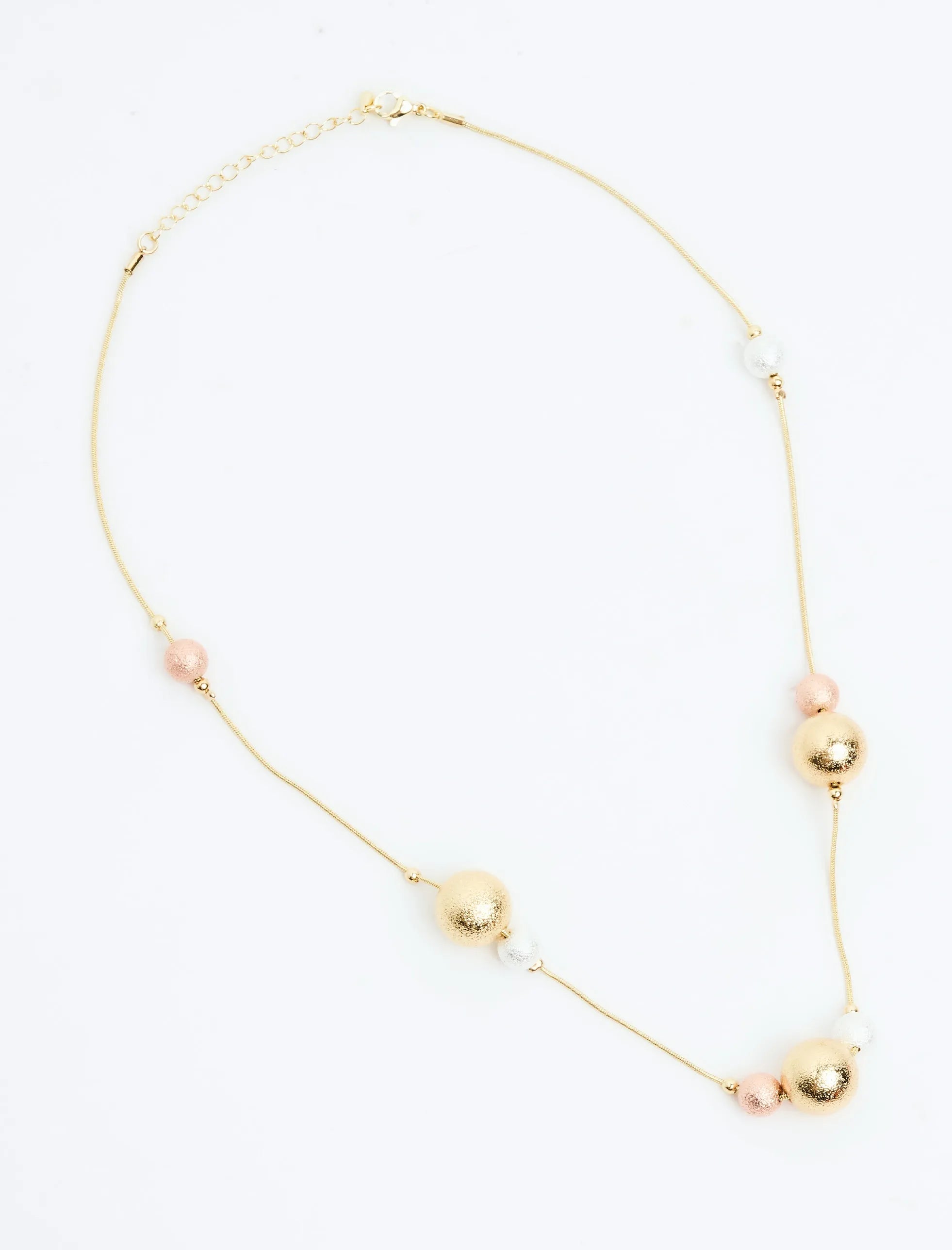 Figured Thin Chain Necklace